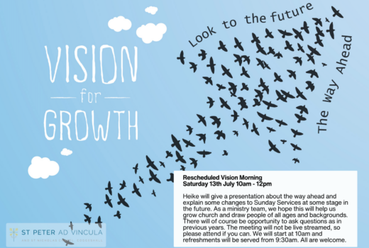 Vision For Growth 2024 Rescheduled