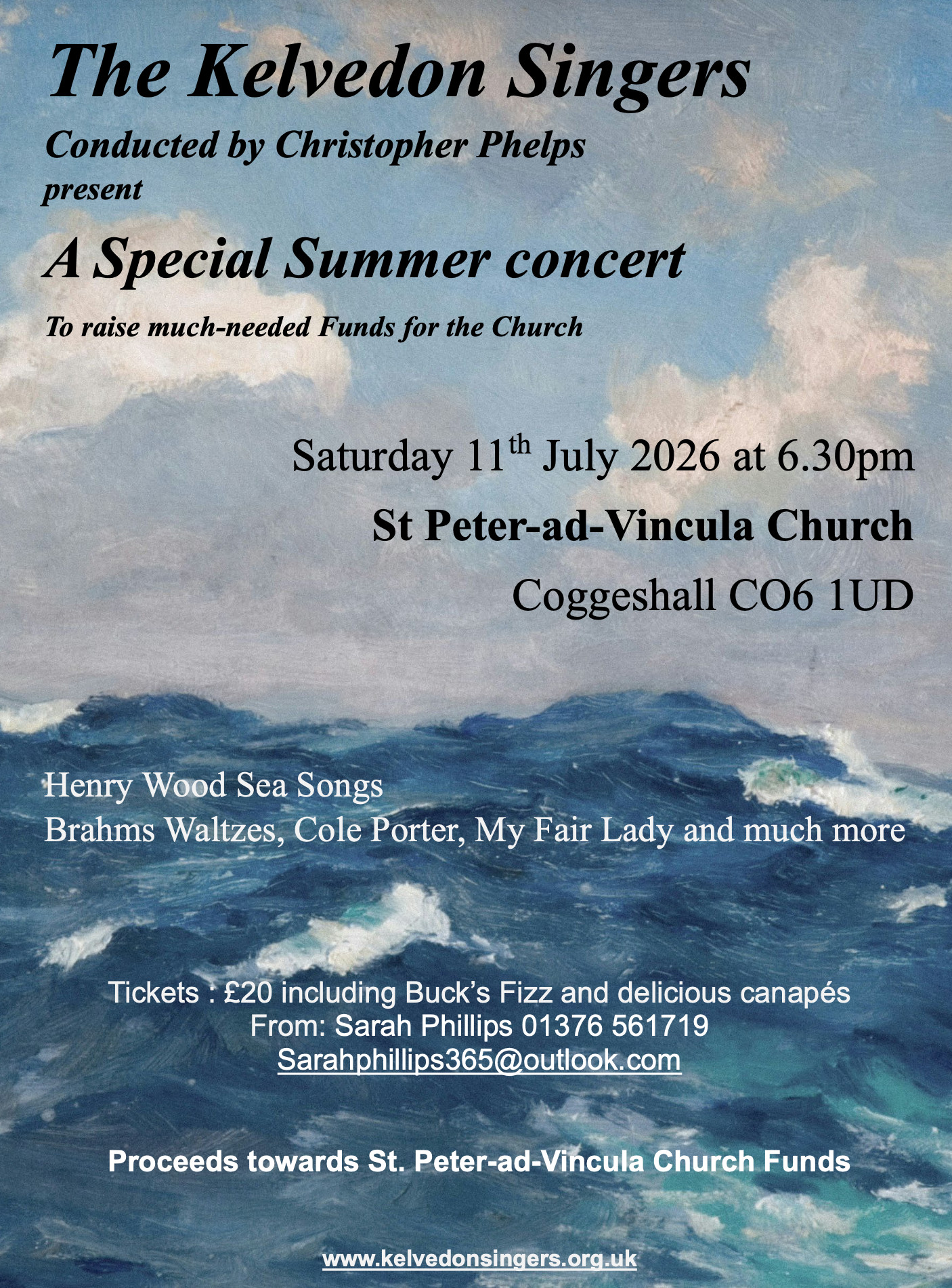The Kelvedon Singers- A Special Summer Concert
